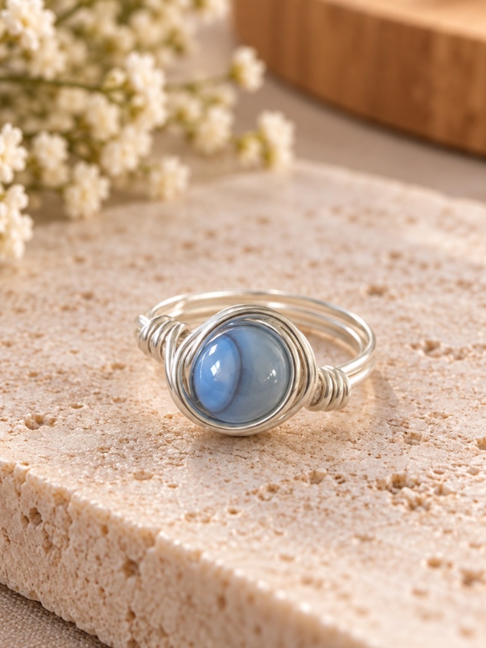 Wire wrapped ring